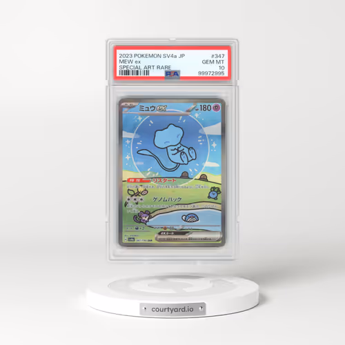 2023 Pokémon Sv4a-Shiny Treasure EX #347 Mew EX - Holo Special Art Rare (PSA 10 GEM MINT)