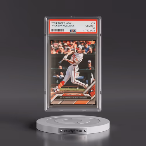2024 Topps Now #75 Jackson Holliday (PSA 10 GEM MINT)