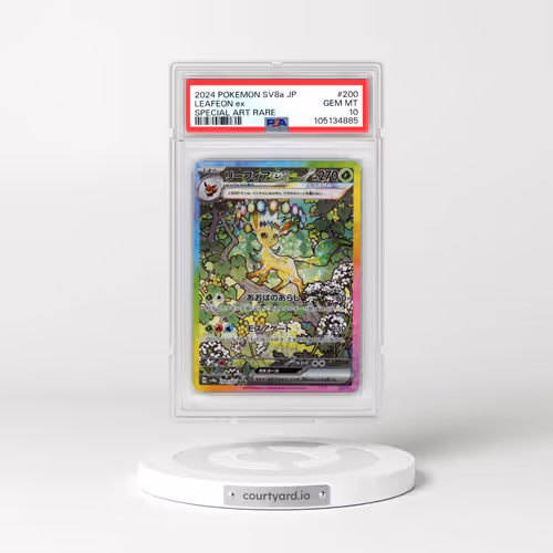 2024 Pokémon Sv8a-Terastal Fest EX #200 Leafeon EX - Holo Special Art Rare (PSA 10 GEM MINT)