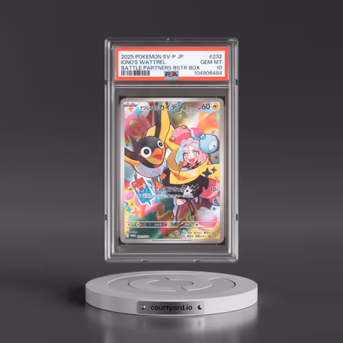 2025 Pokémon SV-P Promo #232 Iono's Wattrel - Battle Partners Booster Box (PSA 10 GEM MINT)