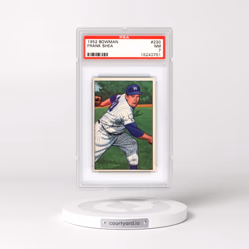 1952 Bowman #230 Frank Shea (PSA 7 NM)