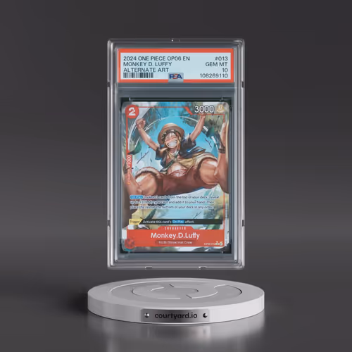 2024 One Piece Wings of the Captain #013 Monkey D. Luffy - Alternate Art (PSA 10 GEM MINT)