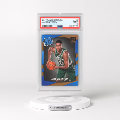 2017 Panini Donruss #198 Jayson Tatum (PSA 9 MINT)