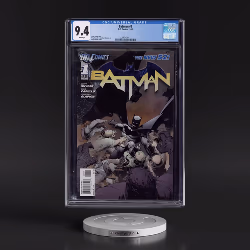 Batman #1 CGC 9.4 White Pages (DC Comics, 11/11) - Universal