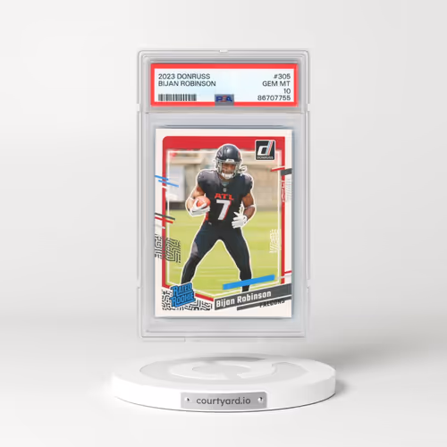 2023 Panini Donruss #305 Bijan Robinson (PSA 10 GEM MINT)