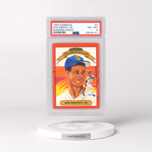 1990 Donruss #4 Ken Griffey Jr - Diamond Kings (PSA 8 NM-MT)