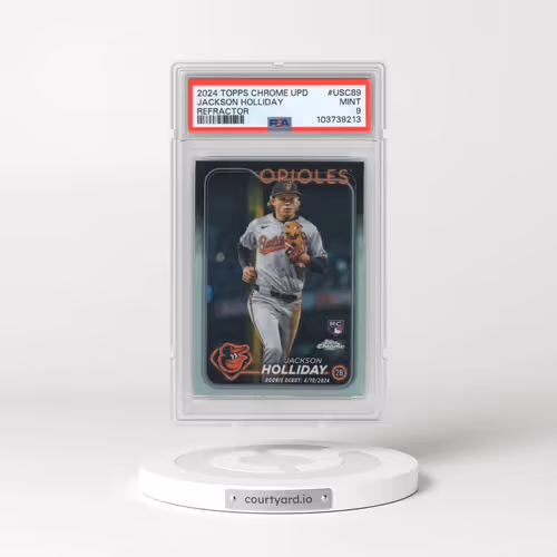2024 Topps Chrome Update #USC89 Jackson Holliday - Refractor (PSA 9 MINT)
