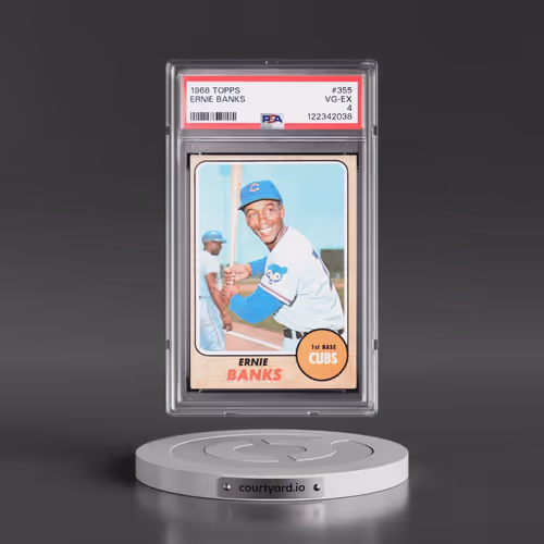 1968 Topps #355 Ernie Banks (PSA 4 VG-EX)