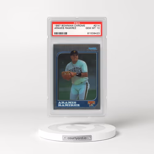 1997 Bowman Chrome #214 Aramis Ramirez (PSA 10 GEM MINT)
