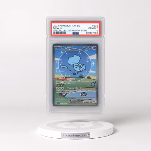 2024 Pokémon Paf EN-Paldean Fates #232 Mew EX - Holo Special Illustration Rare (PSA 10 GEM MINT)
