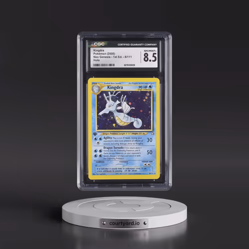 2000 Neo Genesis #8/111 Kingdra - 1st Edition Holo (CGC 8.5 NM-MT+)