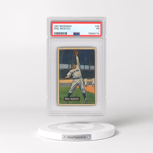 1951 Bowman #26 Phil Rizzuto (PSA 1 PR)
