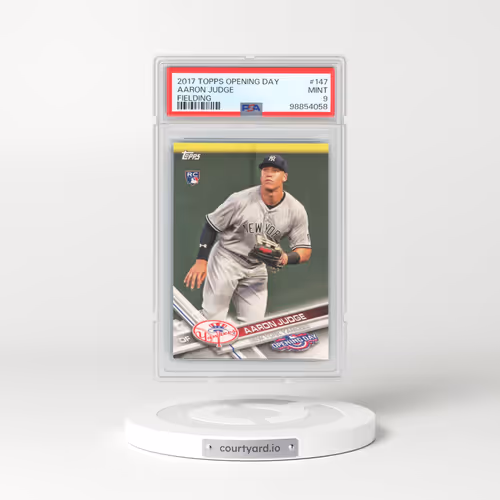2017 Topps Opening Day #147 Aaron Judge - Fielding (PSA 9 MINT)