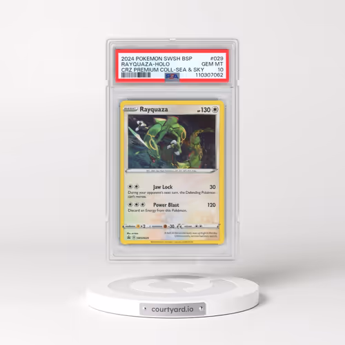 2024 Pokémon Swsh Black Star Promo #029 Rayquaza - Holo Crown Zenith Premium Collection Sea & Sky (P