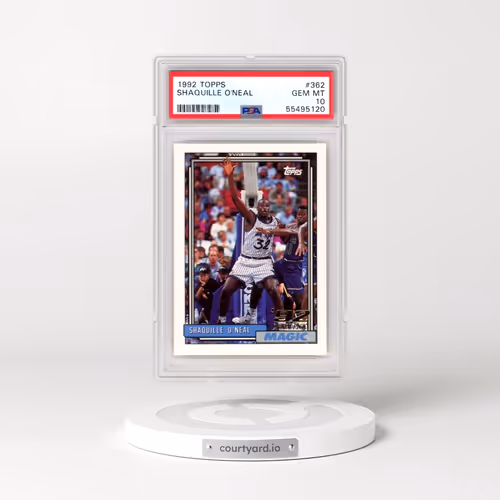 1992 Topps #362 Shaquille O'Neal (PSA 10 GEM MINT)