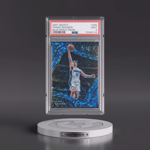 2021 Panini Select #282 Franz Wagner - Blue Disco Prizm (PSA 9 MINT)
