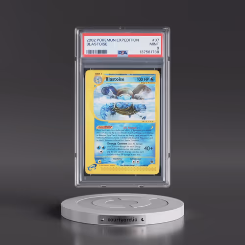 2002 Pokémon Expedition #37 Blastoise (PSA 9 MINT)