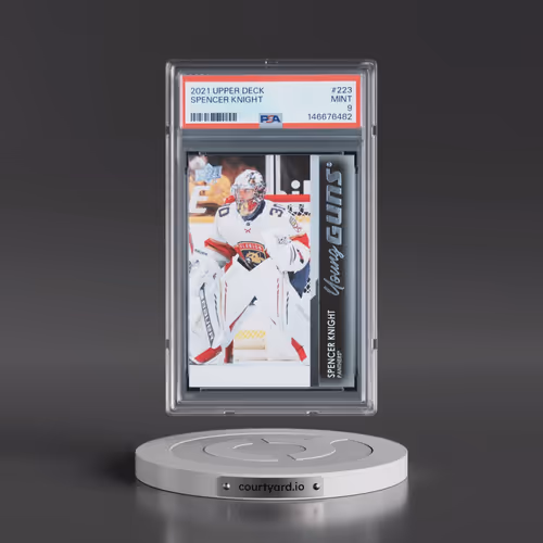 2021-2022 Upper Deck #223 Spencer Knight (PSA 9 MINT)