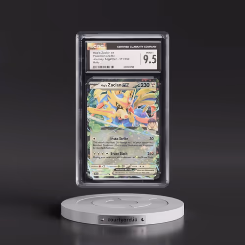2025 Pokémon Jtg EN-Journey Together #111 Hop's Zacian EX - Holo (CGC 9.5 MINT+)