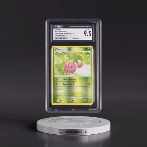 2007 Diamond & Pearl #75/130 Cherubi - Reverse Holo (CGC 9.5 MINT+)