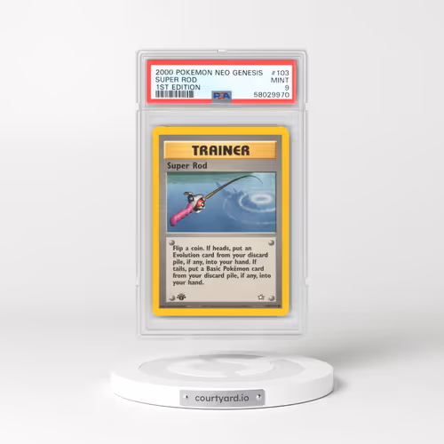 2000 Neo Genesis #103 Super Rod - 1st Edition (PSA 9 MINT)