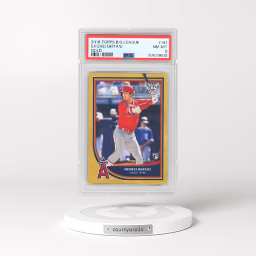 2018 Topps Big League #141 Shohei Ohtani - Gold (PSA 8 NM-MT)