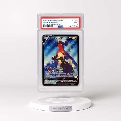 2022 Pokémon Sword & Shield Astral Radiance #TG23 Garchomp V - Holo Full Art (PSA 9 MINT)