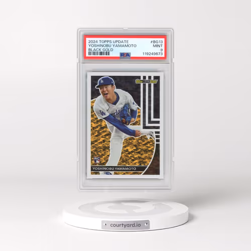 2024 Topps Update Topps Black Gold #BG13 Yoshinobu Yamamoto (PSA 9 MINT)
