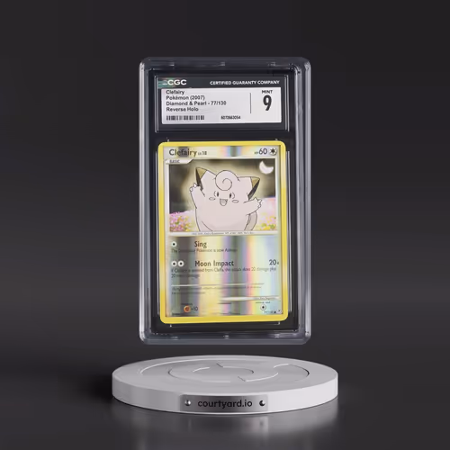 2007 Diamond & Pearl #77/130 Clefairy - Reverse Holo (CGC 9 MINT)