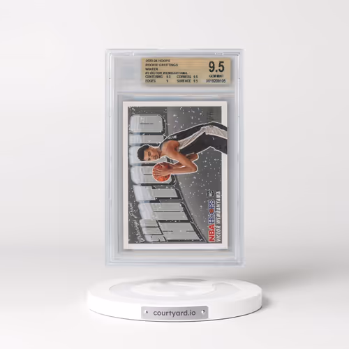 2023 Panini NBA Hoops Rookie Greetings #1 Victor Wembanyama - Winter (BGS 9.5 GEM MINT)