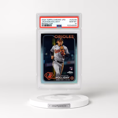 2024 Topps Chrome Update #USC89 Jackson Holliday - Refractor (PSA 10 GEM MINT)