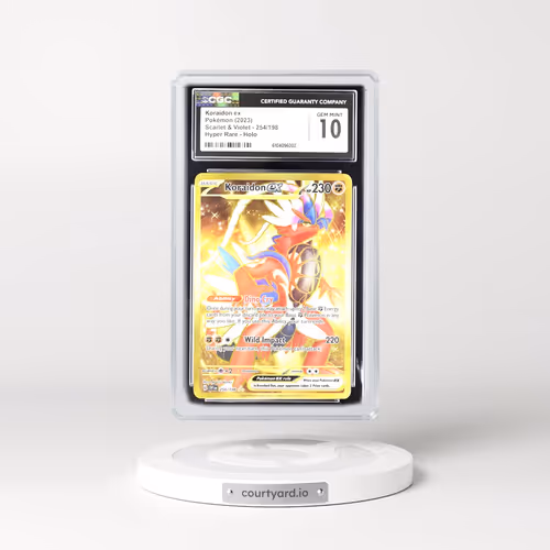 2023 Scarlet & Violet #254/198 Koraidon ex - Hyper Rare Holo (CGC 10 GEM MINT)