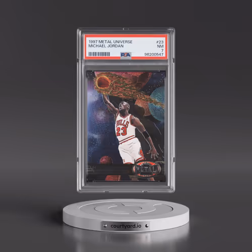 1997 Metal Universe #23 Michael Jordan (PSA 7 NM)