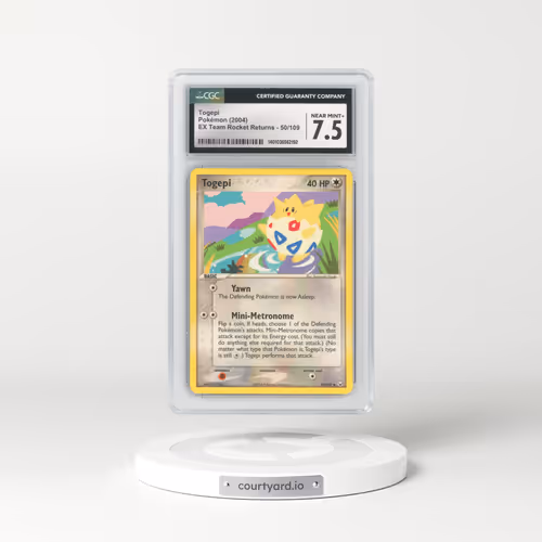 2004 EX Team Rocket Returns #50/109 Togepi (CGC 7.5 NM+)