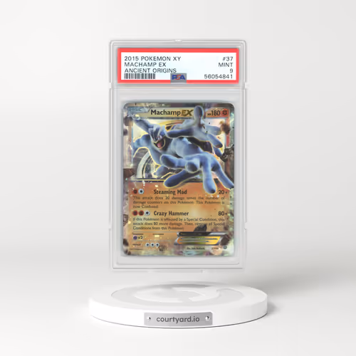 2015 Ancient Origins #37 Machamp EX - Holo (PSA 9 MINT)