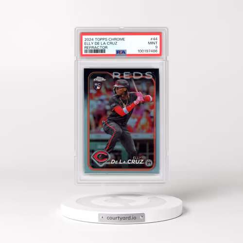 2024 Topps Chrome #44 Elly de La Cruz - Refractor (PSA 9 MINT)