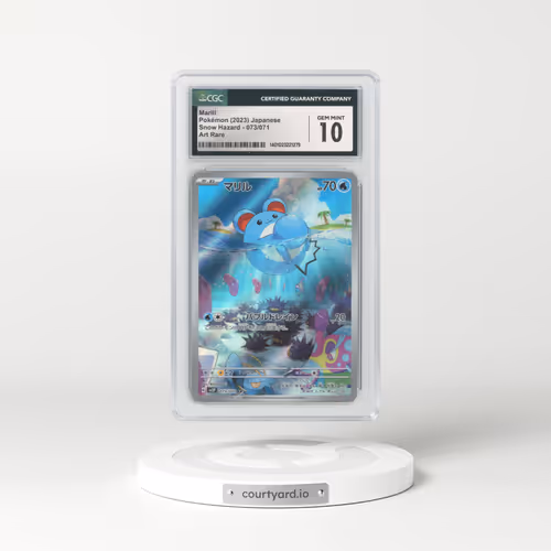 2023 Japanese Snow Hazard #73 Marill - Full Art Holo (CGC 10 GEM MINT)