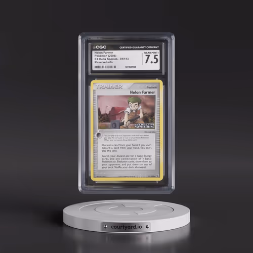 2005 EX Delta Species #91/113 Holon Farmer - Reverse Holo (CGC 7.5 NM+)