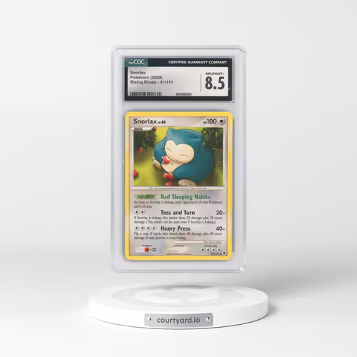 2009 Rising Rivals #81/111 Snorlax (CGC 8.5 NM-MT+)