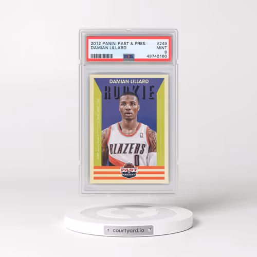 2012 Panini Past & Present #249 Damian Lillard (PSA 9 MINT)