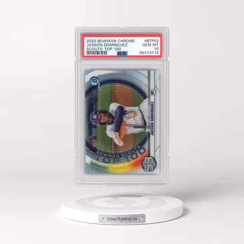 2020 Bowman Chrome Scouts' Top 100 #BTP53 Jasson Dominguez (PSA 10 GEM MINT)