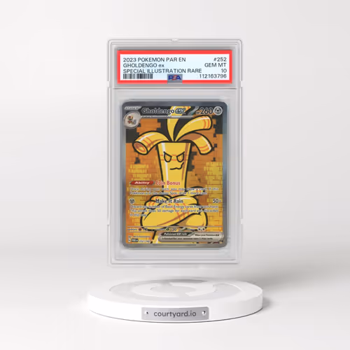 2023 Pokémon Par EN-Paradox Rift #252 Gholdengo EX - Holo Special Illustration Rare (PSA 10 GEM MINT