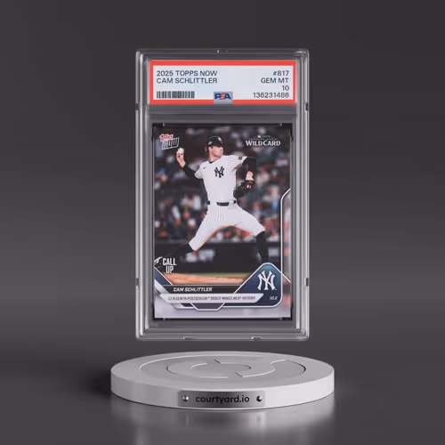 2025 Topps Now #817 Cam Schlittler (PSA 10 GEM MINT)