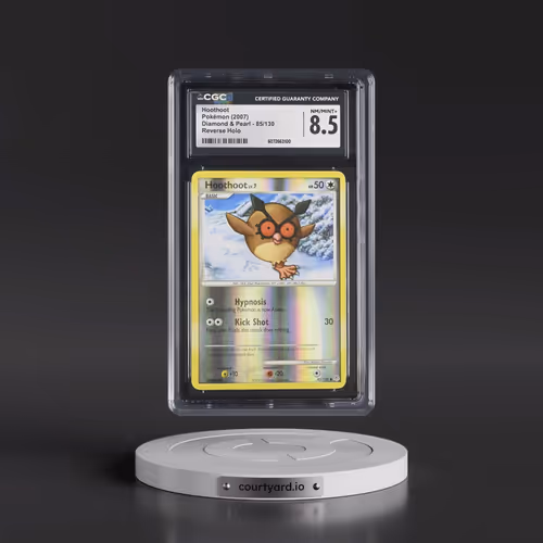 2007 Diamond & Pearl #85/130 Hoothoot - Reverse Holo (CGC 8.5 NM-MT+)