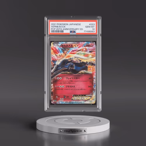 2021 Pokémon Promo Card Pack 25th Anniversary Edition #023 Xerneas EX - Holo (PSA 10 GEM MINT)
