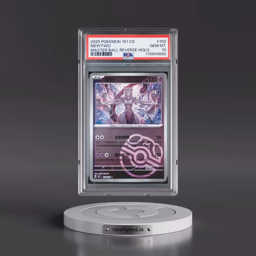 2025 Pokémon Simplified 151 C-Collection 151 #150 Mewtwo - Reverse Holo Master Ball (PSA 10 GEM MINT