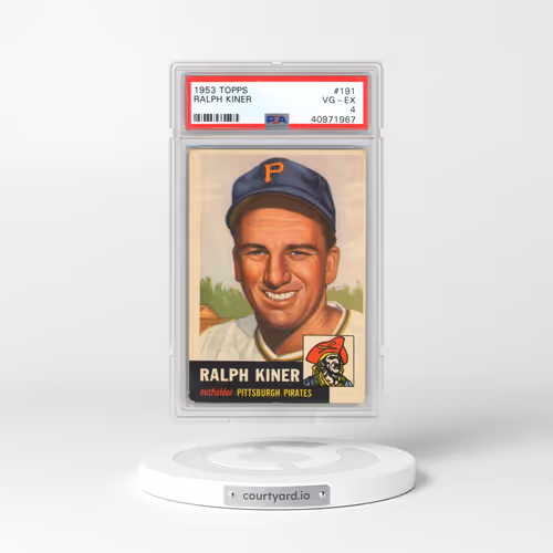 1953 Topps #191 Ralph Kiner (PSA 4 VG-EX)