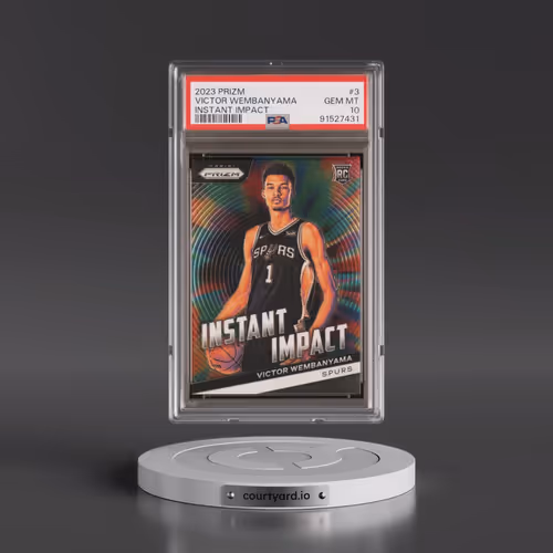 2023 Panini Prizm Instant Impact #3 Victor Wembanyama (PSA 10 GEM MINT)