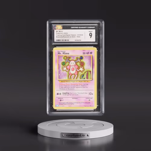2023 Pokémon Clb-Trading Card Game Classic Blastoise & Suicune EX Deck #013 Mr. Mime (CGC 9 MINT)