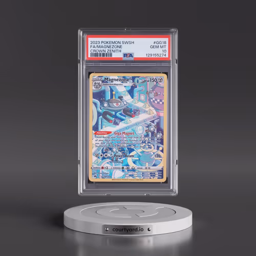 2023 Pokémon Sword and Shield Crown Zenith #GG18 Magnezone - Full Art (PSA 10 GEM MINT)